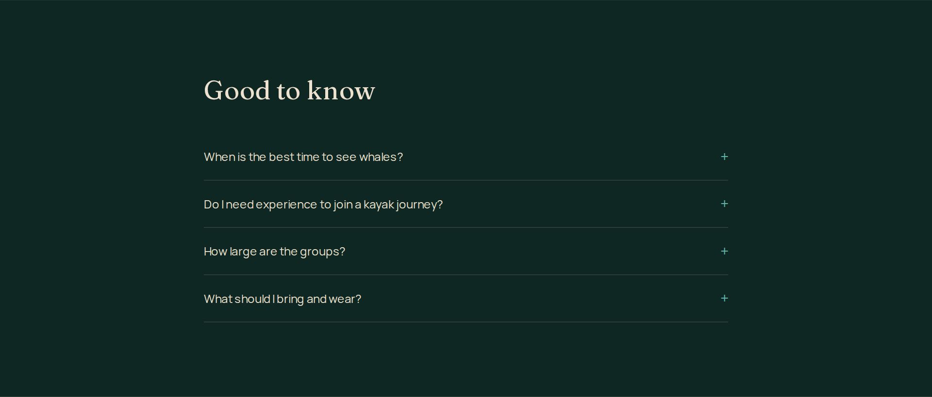 FAQ example